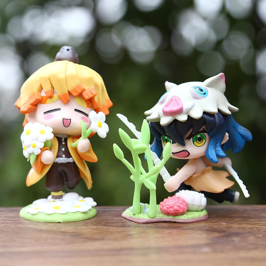 Yiran toy 1 Demon Slayer Modell Statue 6-teiliges Set - Bild 2