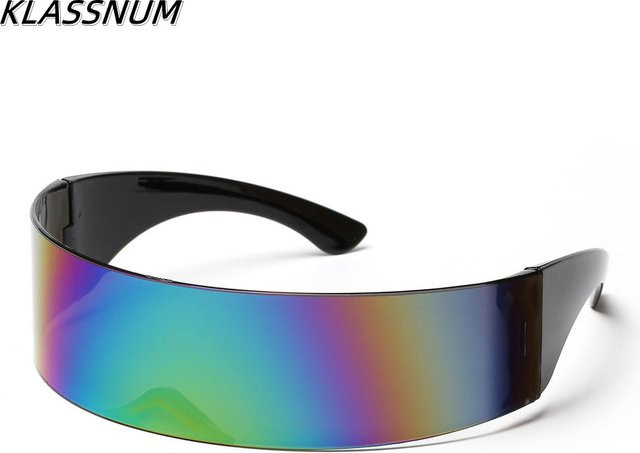 Klassnum Sonnenbrille, schmal, randlos, Unisex, Kunststoff - Bild 1