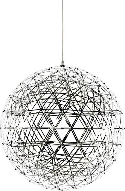 Moooi Raimond II R61 LED-Pendelleuchte in Silber aus Metallringen, dimmbar - Bild 1