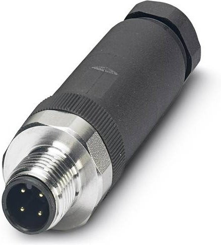 Phoenix Contact 1553174 Sensor-Aktor-Steckverbinder M12 Stecker gerade unkonfektioniert 4 Polzahl schwarz - Bild 1