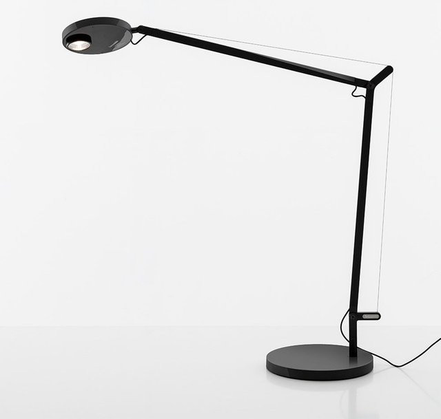 Artemide Demetra Professional LED-Schreibtischleuchte in Schwarz matt mit dimmbarer warmweißer Beleuchtung (3000K) - Bild 1