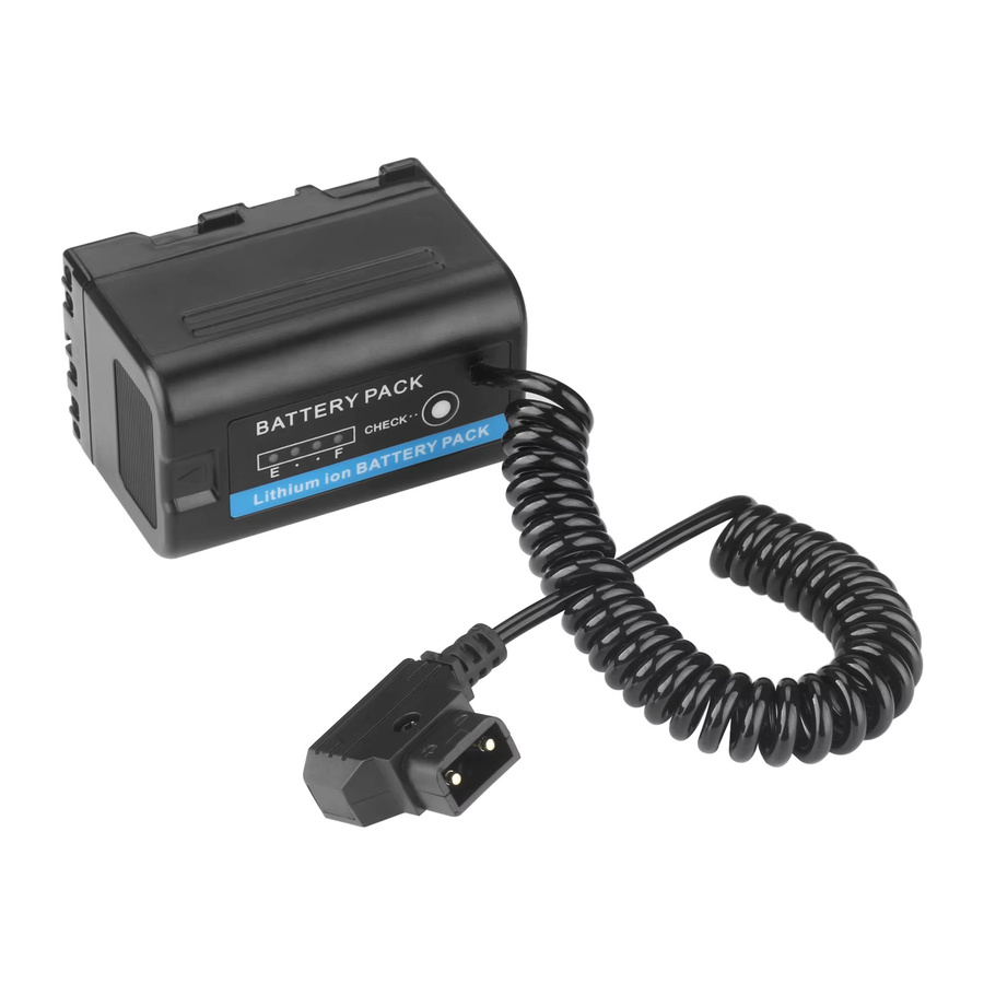 Sony D-TAP zu BP-U30 BP-U35 Dummy-Akku in Schwarz für XDCAM EX PMW Kameras - Bild 3