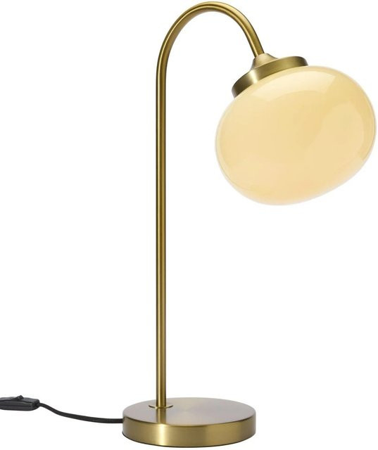 PR Home Elsy Tischleuchte Grau aus Metall und Glas, B/T/H: 32 x 51 x 51 cm - Bild 1