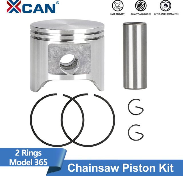 XCAN Kolbenringsatz mit 2 Ringen für Husqvarna 365, 365XP, 365 Special und 365 EPA Kettensägen, 48 mm - Bild 1