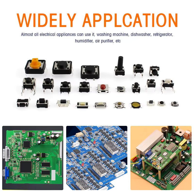 YTDMEN Dip-SMD-Mikrodrucktasten-Kit mit 125 Stück und 25 Werten in Multicolor - Bild 2