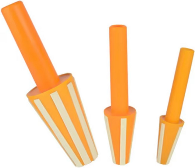BT30 40 Spindel-Reinigungsstab für CNC-Bearbeitungszentren mit Wollbürsten in Orange - Bild 1