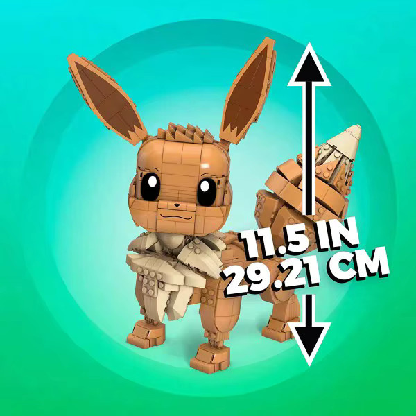 Keeppley Pokémon Evoli, Mini Actionfigur, Einzelfigur - Bild 2