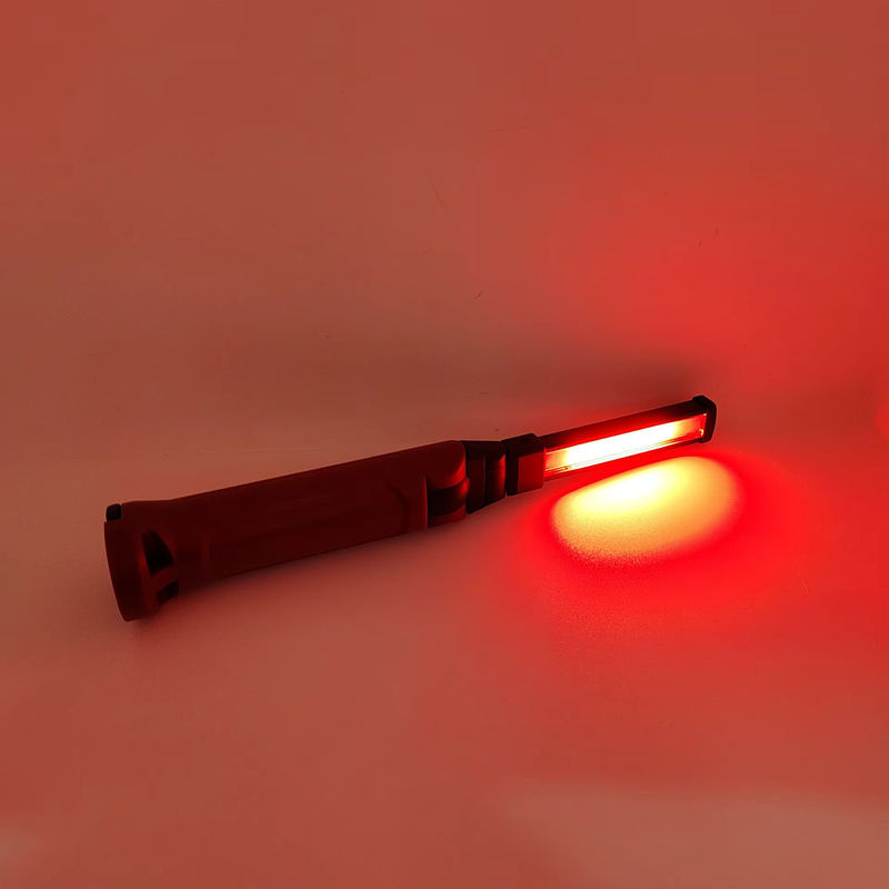 ESMARTER COB LED Arbeitsleuchte mit 180 Grad Faltfunktion, USB wiederaufladbare Taschenlampe mit Magnet und Haken für Camping, Notfall und Reparatur - Bild 3