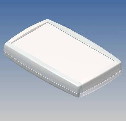 TEKO TN-12.30 Universal-Gehäuse aus ABS und TPU in Weiß und Lichtgrau, B/T/H: 155 x 96 x 24,2 mm - Bild 1
