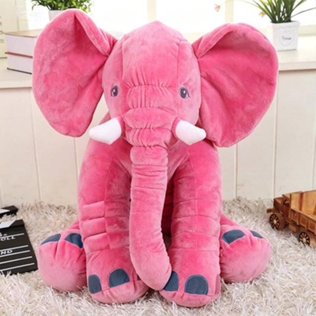 Yiran toy Elefant Plüschkissen, Stofftier, Rosa, ab 3 Jahre - Bild 1