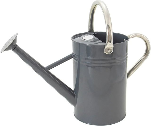 Kent & Stowe Giesskanne mit Brausekopf in Steingrau für den Garten - Bild 1