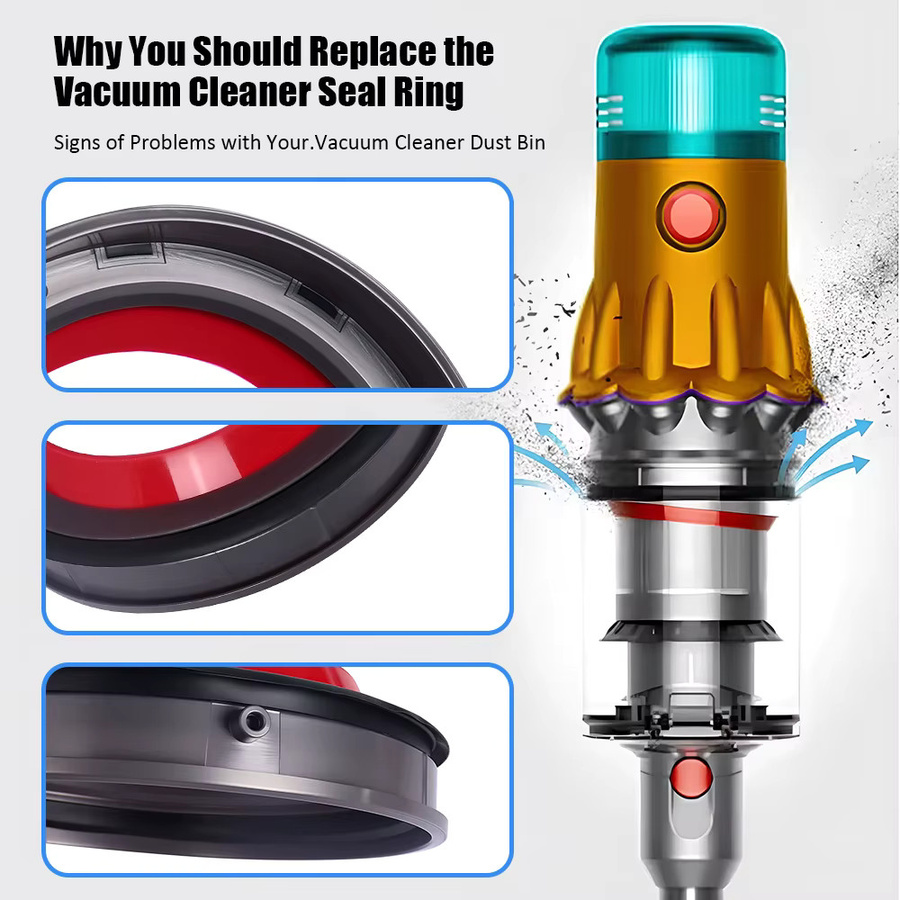 Dyson Staubsammelbehälter mit festem Dichtungsring für V11 V15 SV14 SV15 SV22 Staubsauger - Bild 4