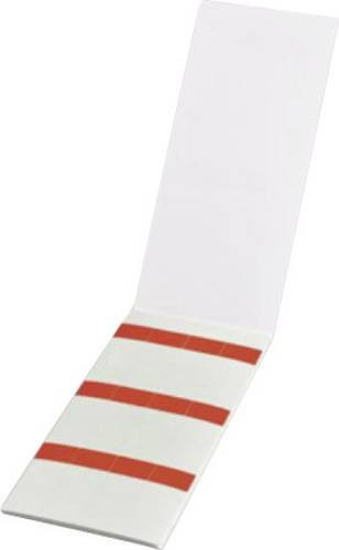HellermannTyton Kabel-Etikett Helasign HSMB-C3-1402-RD mit rotem Beschriftungsfeld, 60 Stück - Bild 1