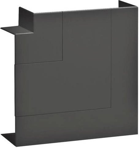 Hager Flachwinkel BR651705H9011 Schwarz B: 17,0 cm, T: 6,8 cm - Bild 1