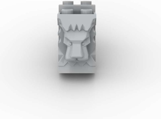 Yiran toy Löwenkopf 2x3x3 mit Ausschnitt, Bausteine-Set, 10-teiliges Set, ab 6 Jahren - Bild 1