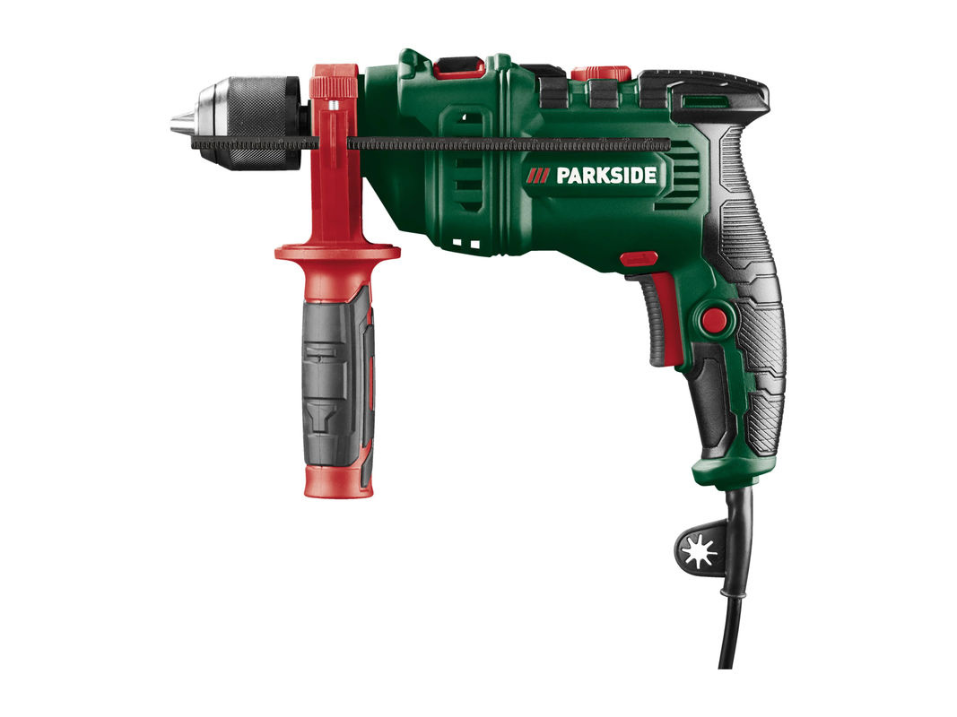 Parkside Schlagbohrmaschine Starter-Set PSBM 750 C3 in Grün - Bild 2