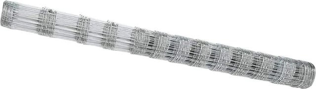 vidaXL Feldzaun aus verzinktem Stahl in Silber, B/H: 50 x 150 cm - Bild 1