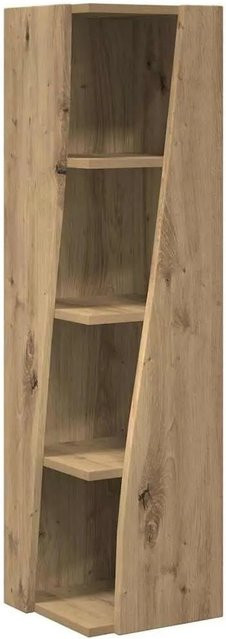 vidaXL Eckschrank Artisan-Eiche Modernes Standregal aus Holzwerkstoff in Braun B/T/H: 27,5 x 27,0 x 102,0 cm - Bild 1