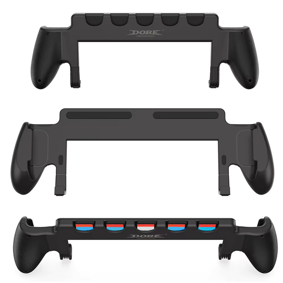 ALLOET Ergonomischer Griffhalter für Nintendo Switch 2 mit Ständer und 5 Spielkartenfächern in Schwarz - Bild 3