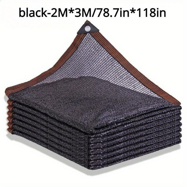 Huaqiang North Electronics Anti-UV-Sonnenschutznetz für Pavillons in Schwarz - Bild 1
