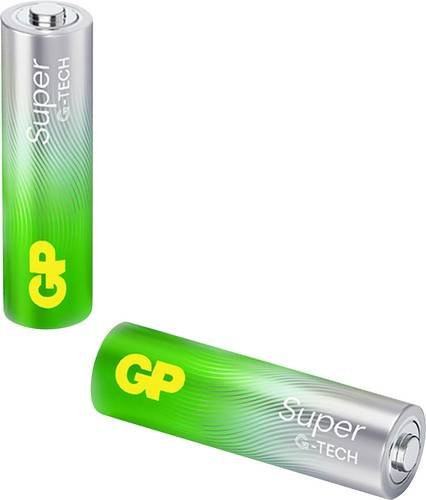 GP Super Mignon AA Batterie Alkali-Mangan 1.5V, 2er-Pack, Grün - Bild 1