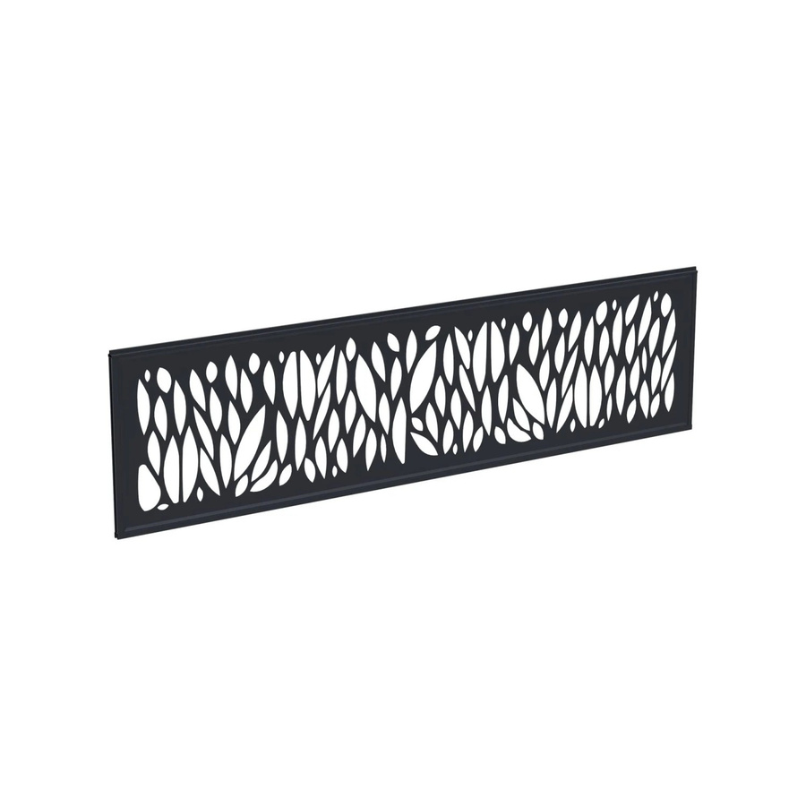 Tetzner und Jentzsch Alu-Design-Einsatz Blatt Anthrazit B: 175 cm, H: 30 cm, T: 2 cm - Bild 2