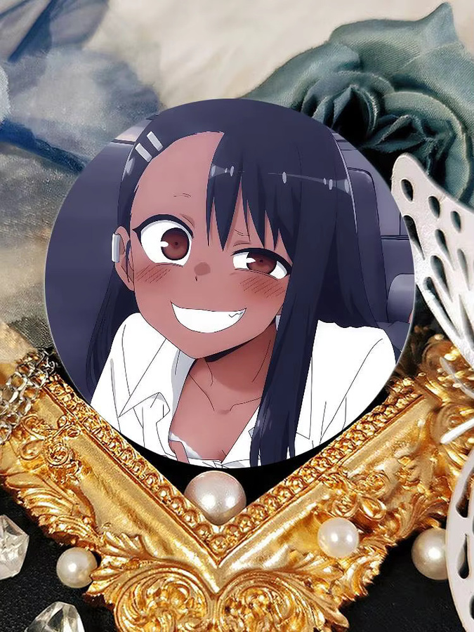 bilibili H-Hayase Nagatoro Abzeichen, runde Brosche, Zubehör - Bild 5