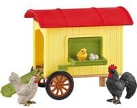 Schleich Farm World Mobiler Hühnerstall Spielfigur Mehrfarbig - Bild 1