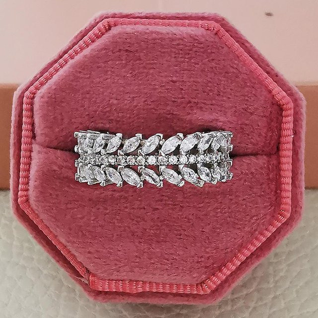 Verlobungsring 925 Silber, Zirkonia, gray, Damen - Bild 1
