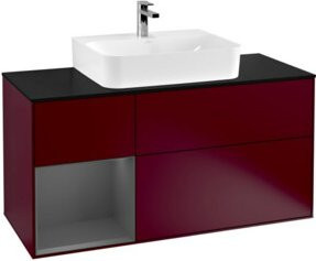 V&B Waschtischunterschrank Finion in Anthrazit, Breite: 120 cm, Tiefe: 50,1 cm, Höhe: 50,1 cm - Bild 1