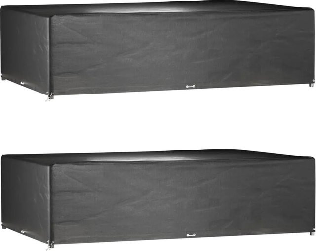 vidaXL Gartenmöbel-Abdeckungen Set aus 2 Stück, rechteckig, mit 16 Ösen, B/T/H: 325 x 205 x 90 cm - Bild 1