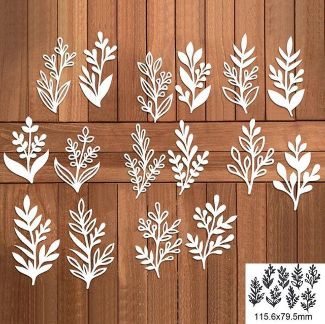 Metall Stanzform Gras für Scrapbooking und Papierhandwerk als Dekorations-Messer und Prägeschablone - Bild 1