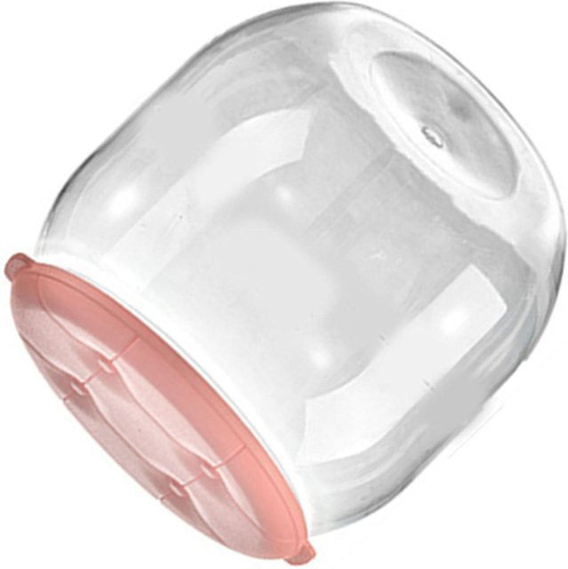 ZuiyouSports1 Spielzeugaufbewahrungshocker in runder Form, transparent und weiß, ideal für Wohnzimmer, Kinderzimmer oder Eingangsbereich - Bild 1