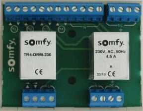 Somfy Trennrelais TR4-DRM-230 für 4 Antriebe zur Hutschienenmontage - Bild 1