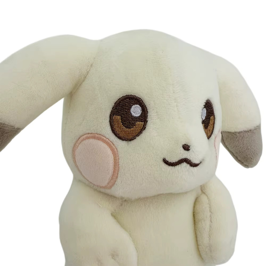 Pokopia Pokémon Pikachu Plüschtier, Weiß - Bild 2