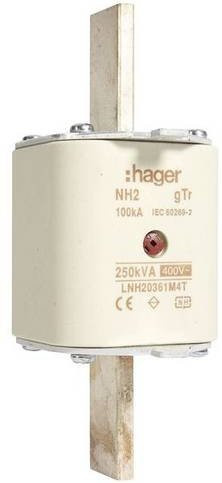 Hager NH-Sicherung LNH20361M4T 361A 3er-Set in Weiß - Bild 1