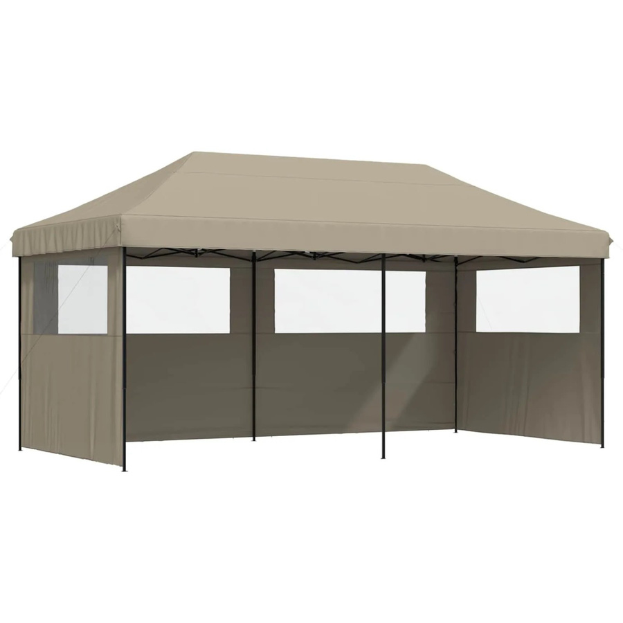 vidaXL Party-Zelt aus Oxford-Stoff in Taupe, B/T/H: 292 x 580 x 315 cm - Bild 2