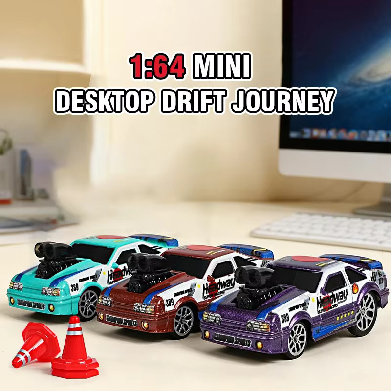 CONUSEA Mini RC Drift Racing Auto, Legierung, 1:64, ferngesteuert - Bild 5