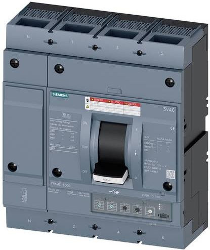 Siemens 3VA6560-6HN42-2AA0 Leistungsschalter in Grau - Bild 1