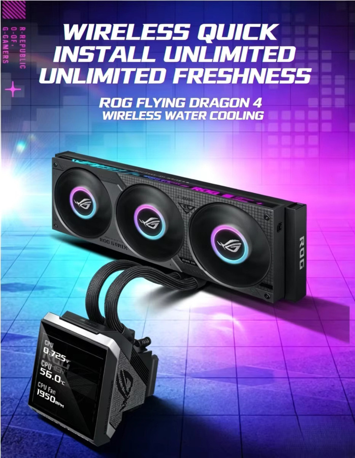 Asus ROG Strix SLC IV 360 ARGB LCD AIO Flüssigkeitskühler in Schwarz mit 5,08 Zoll IPS LCD-Display - Bild 4