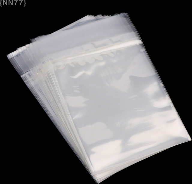 50 Stück transparente, wiederverschließbare Schutzhüllen für DVD und Blu-ray, selbstklebende staubdichte Taschen, B: 15,1 cm, H: 19,8 cm - Bild 1