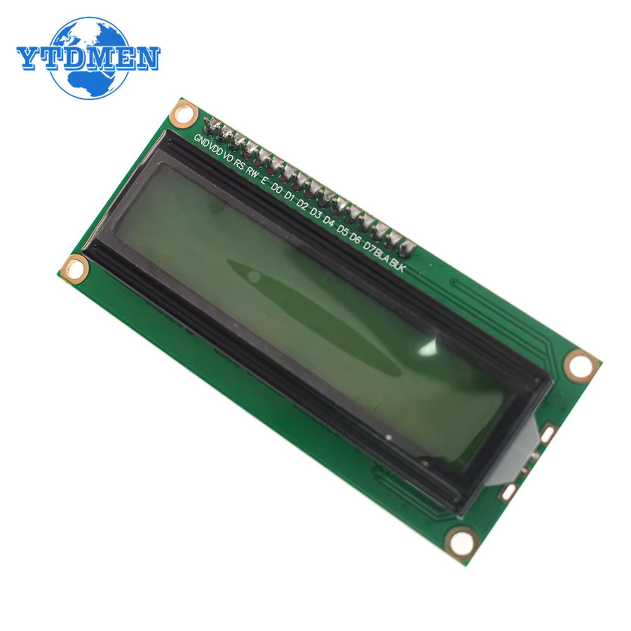 YTDMEN LCD1602 I2C Modul mit 16x2 Zeichen Display in Blau, Gelb oder Grün für Arduino - Bild 2
