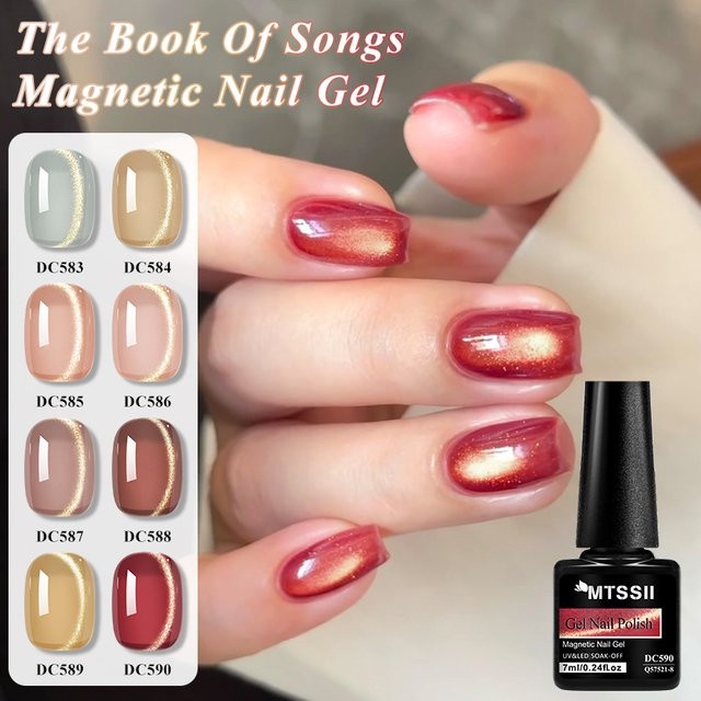 Mtssii The Book Of Songs Cat Eye Magnetischer Glitzer-Gel-Nagellack, 7 ml - Bild 1