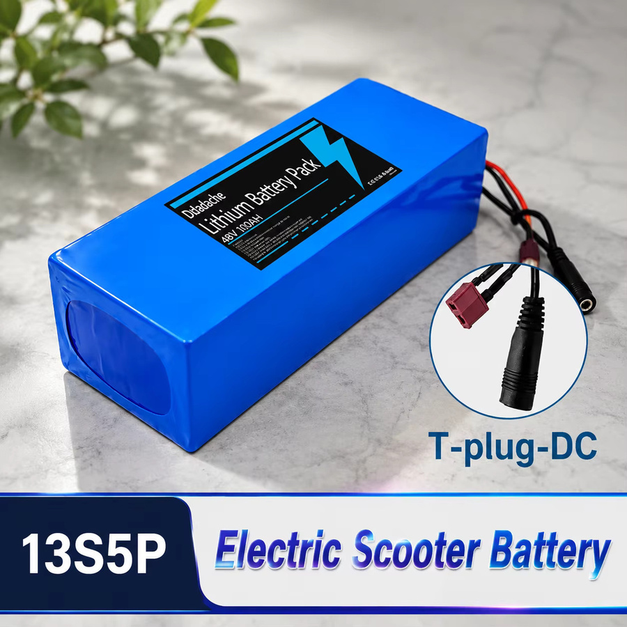 Ddadache 100 Ah Lithium-Ionen-Akkupack 48 V mit intelligentem BMS in Blau für 1500 W Elektromaschinen - Bild 4