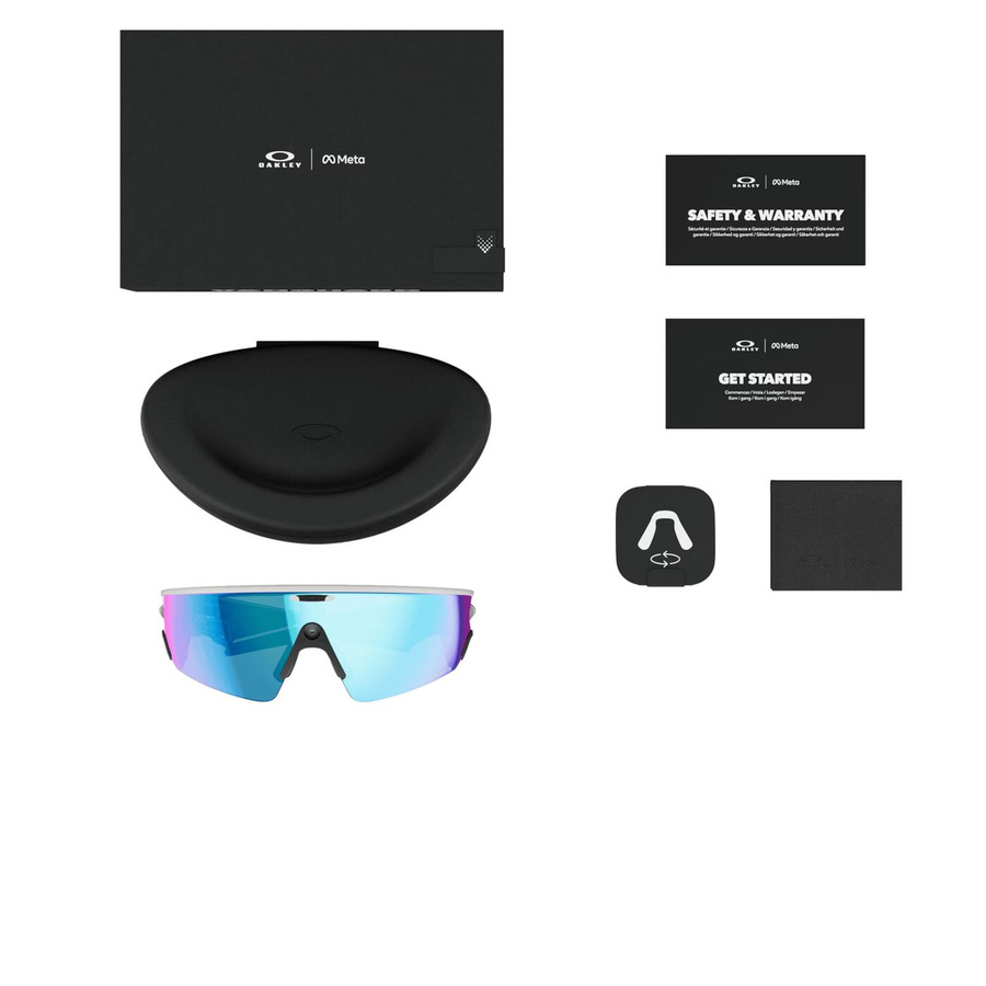 Oakley Meta OW8001 VANGUARD Smart Glasses in White und Multicolour mit Bluetooth und Wi-Fi sowie Wasserbeständigkeit - Bild 2