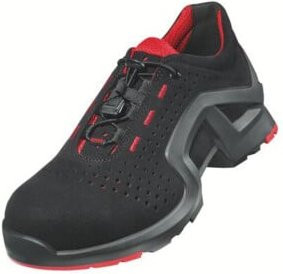 Uvex Halbschuhe Support S1 in Schwarz Rot mit Weite 12 in Größe 38 - Bild 1