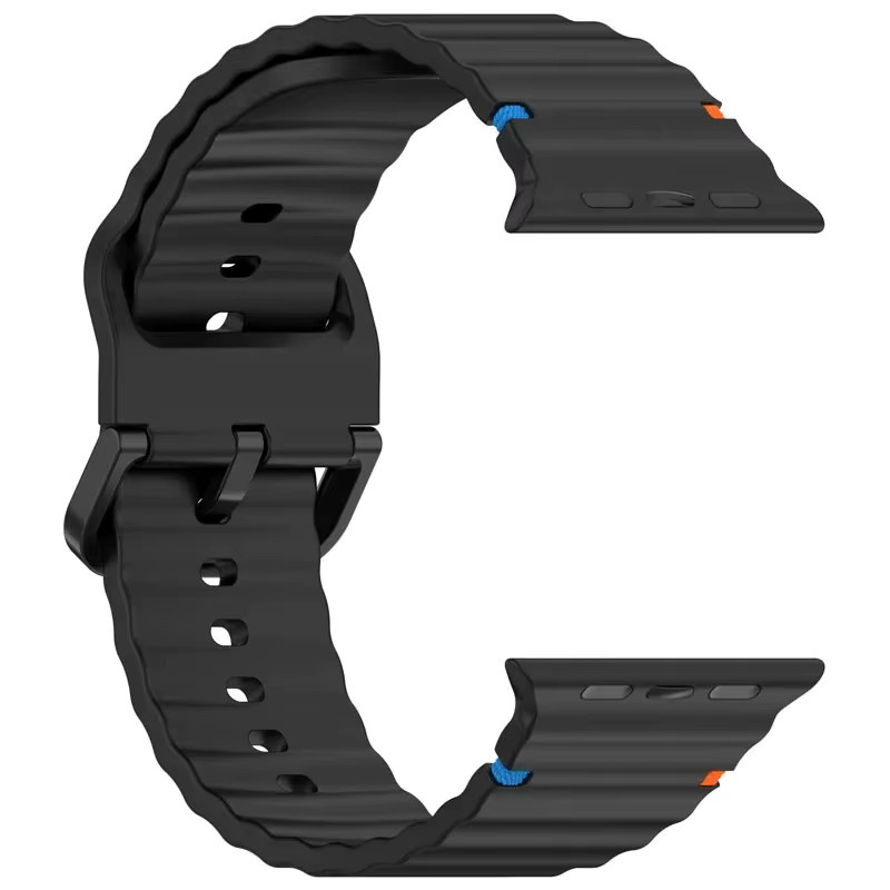 fegwilde Uhrenarmband Silikon, Schwarz, Unisex - Bild 2