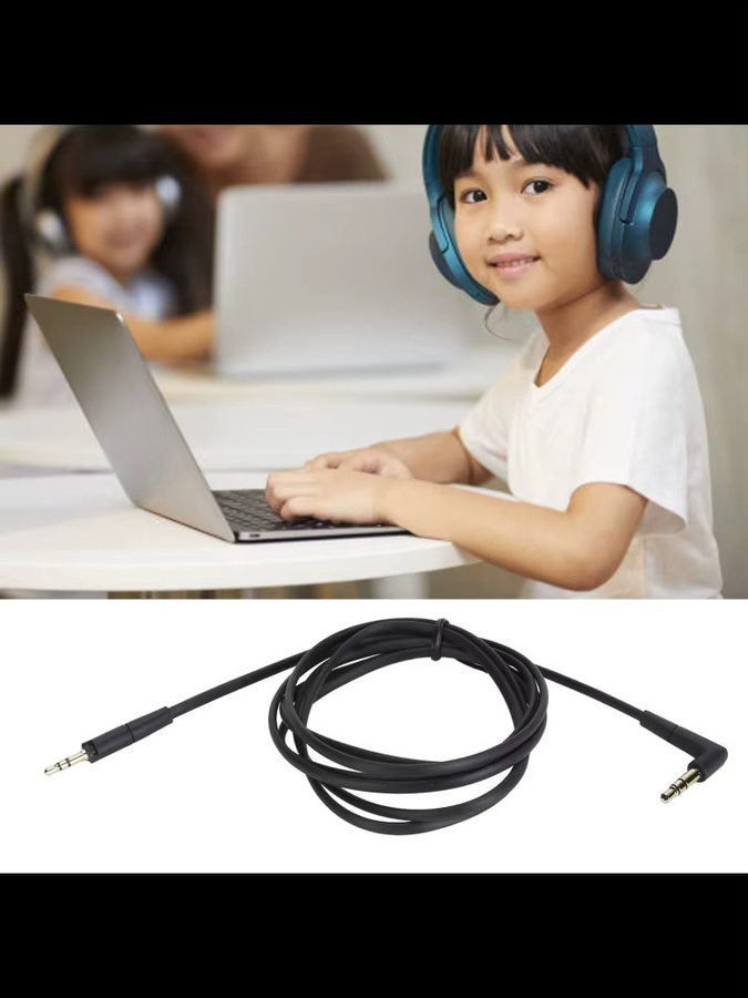 Sennheiser Ersatz-Kopfhörerkabel mit 3,5 mm Klinkenanschluss in Schwarz für HD400S, HD350BT, HD4.40BT, HD4.50BTNC, HD450BT und HD458BT - Bild 4