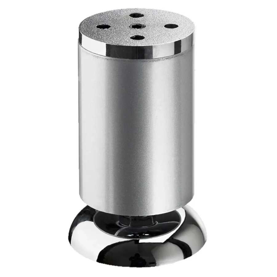 Hettich Möbelfuß in Chrom matt mit Durchmesser: 50 mm und Höhe: 100 mm - Bild 2