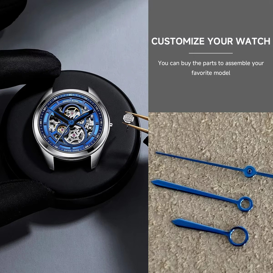 FancyWrist Uhrenteile Blue Watch Hand, ohne Leuchtzeiger - Bild 1